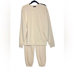 NWT Naked Wardrobe Sweatshirt & Matching Jogger Pants SET, Size Small